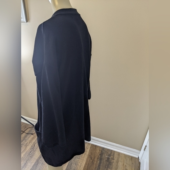 ARITZIA Wilfred Leandre Cardigan Black Cotton Long Sleeve - Picture 3 of 10